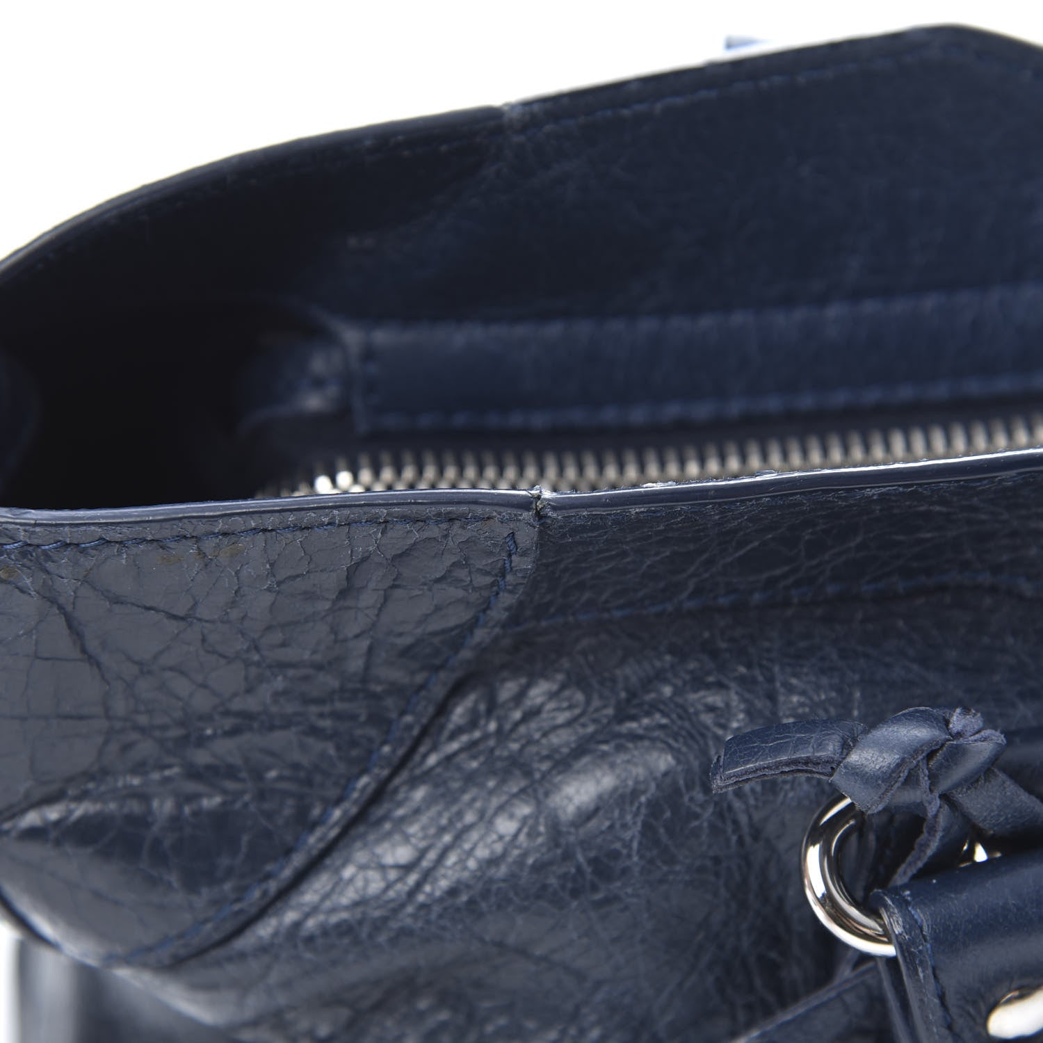 Balenciaga Agneau Classic Silver Hardware City Blue Obscur 13 of 13