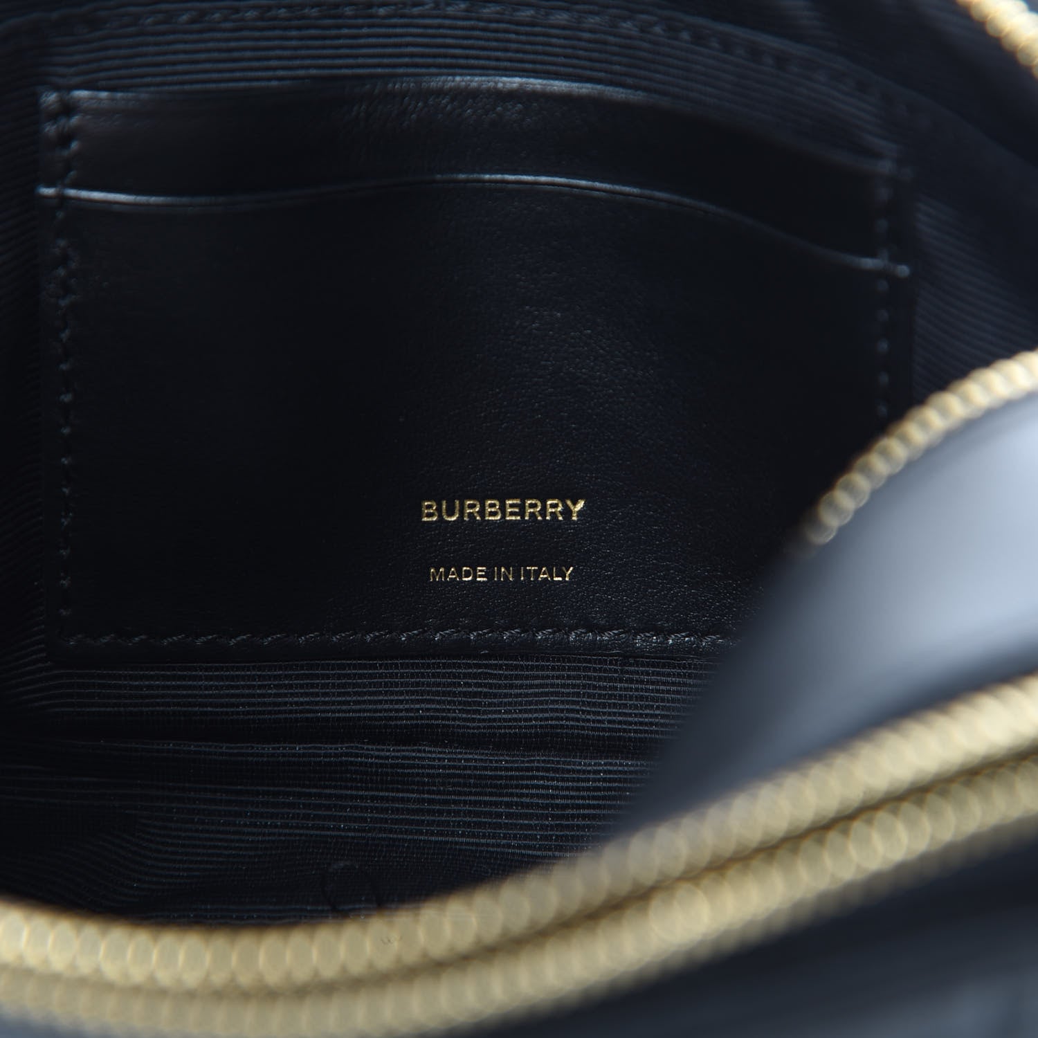 Burberry Lambskin Quilted Mini Camera Bag Black 7 of 15