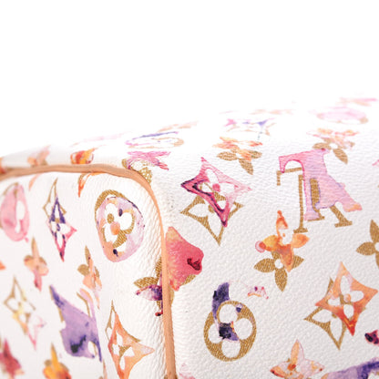 Louis Vuitton Watercolor Aquarelle Speedy 35 White 11 of 12
