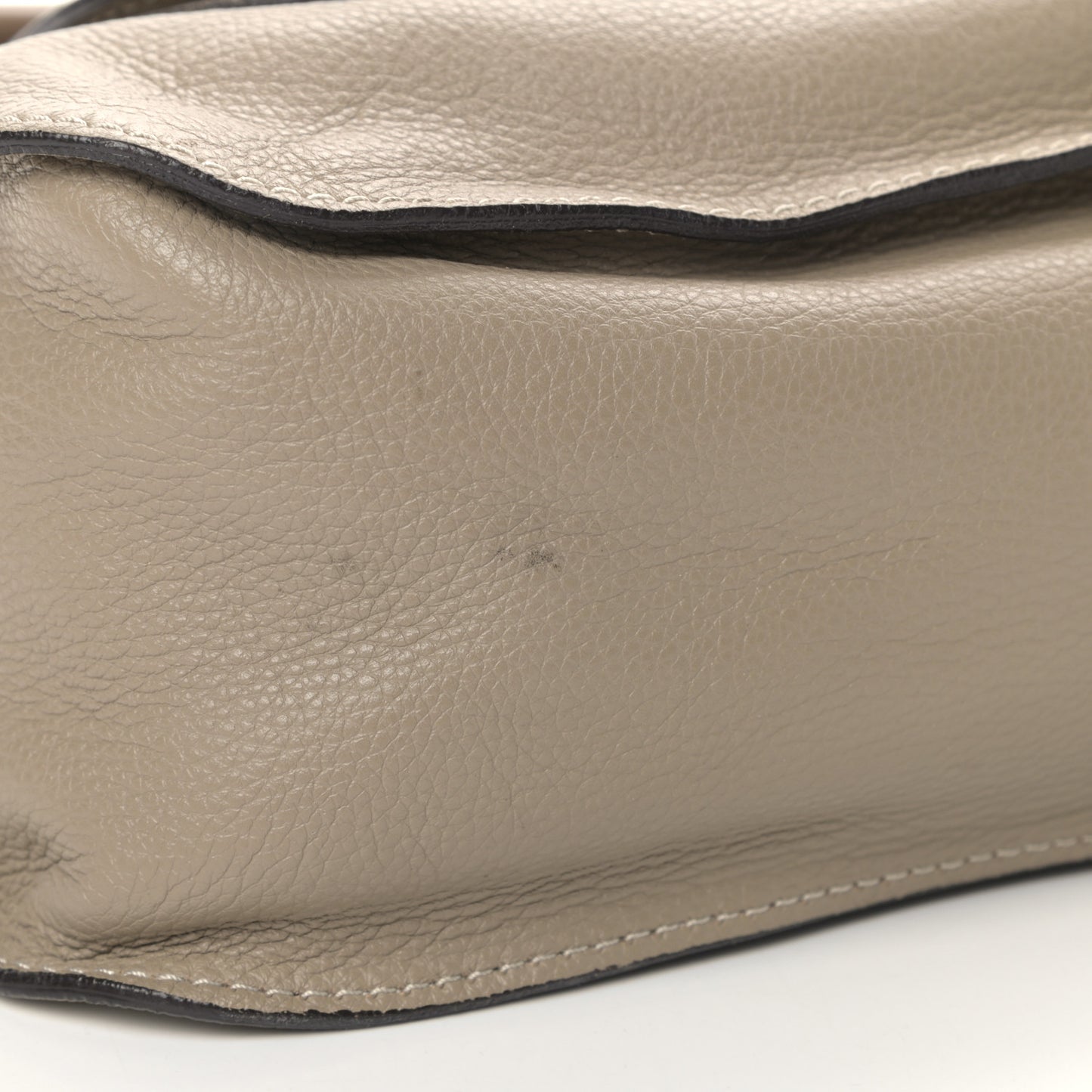 Calfskin Medium Marcie Satchel Beige