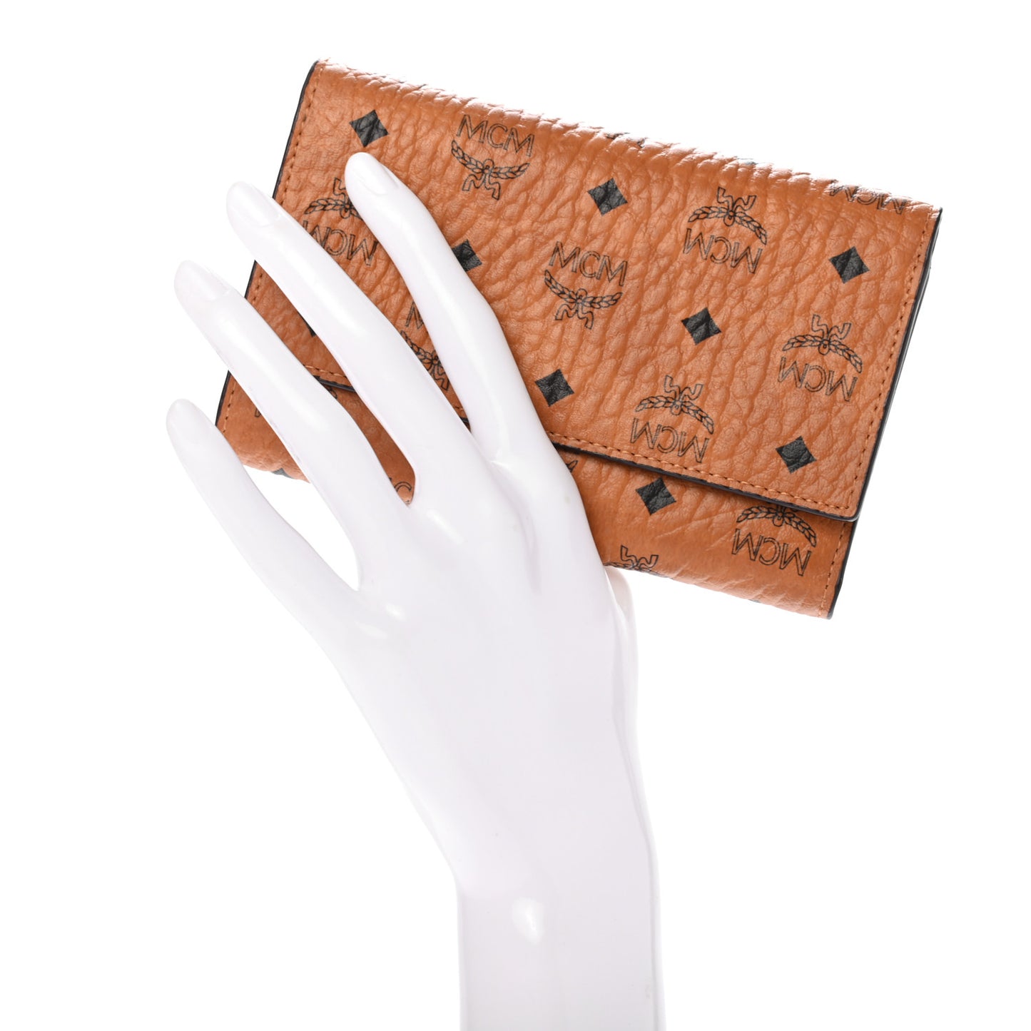 Visetos Trifold Wallet Cognac