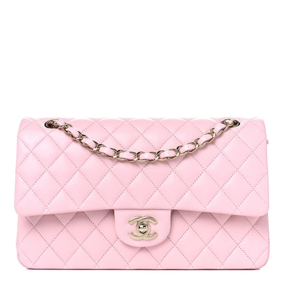Chanel Caviar Quilted Medium Double Flap Light Pink 1 of 9
