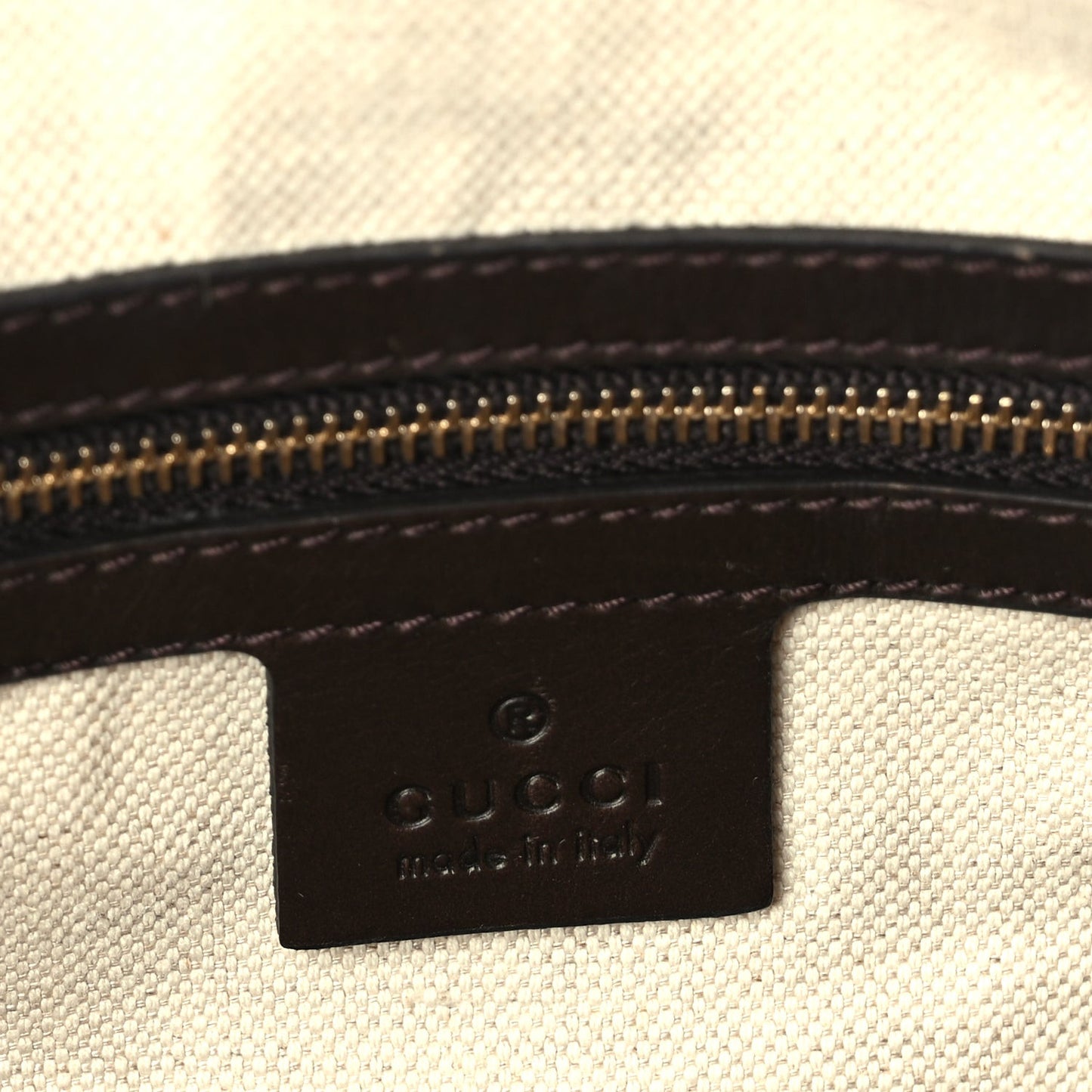 Monogram Vintage Web Medium Boston  Dark Brown
