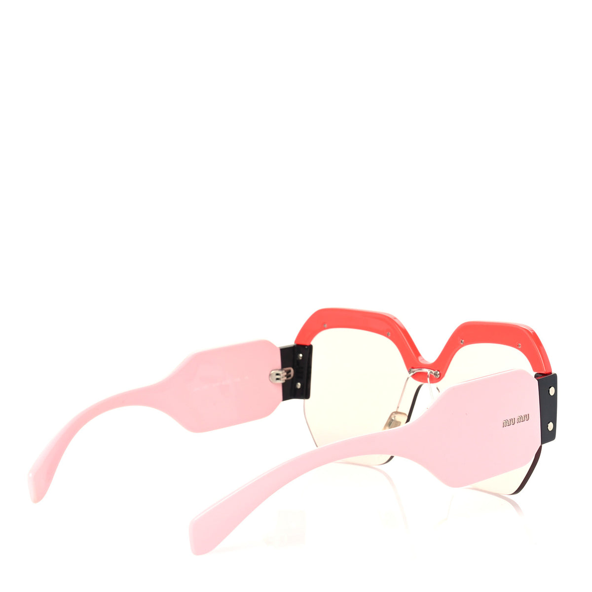 Miu Miu Acetate Sunglasses SMU 09S Pink 4 of 7