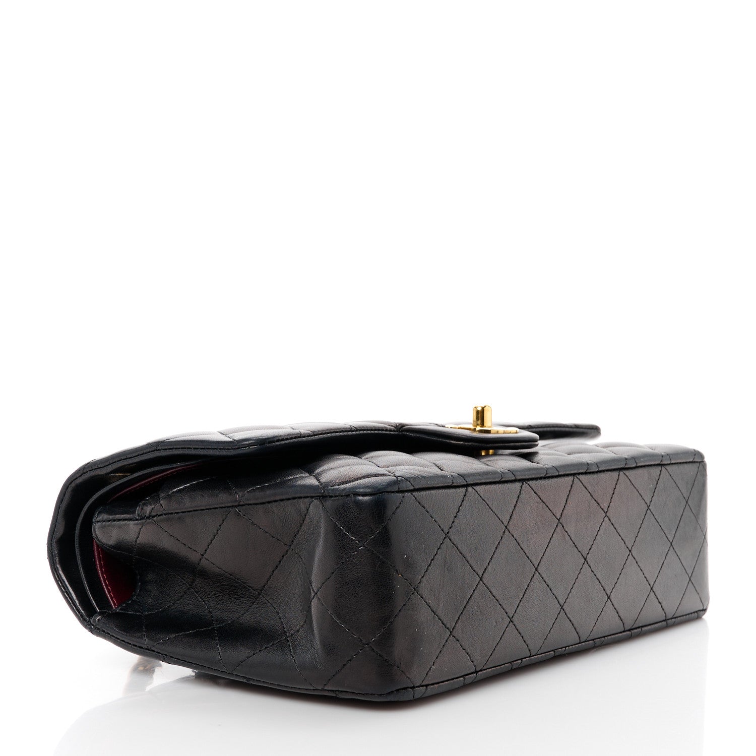 Chanel Lambskin Quilted Medium Double Flap Black 4 of 11