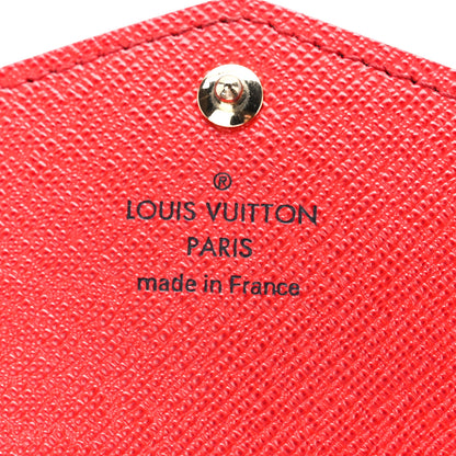Louis Vuitton Monogram Sarah Wallet NM Coquelicot 6 of 11