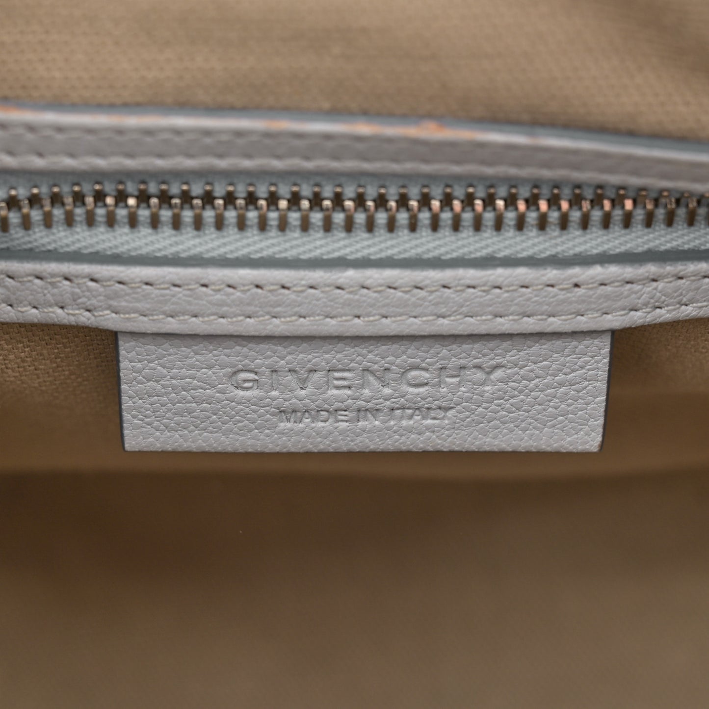 Sugar Goatskin Mini Antigona White