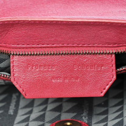 Proenza Schouler Lambskin Medium PS1 Satchel Raspberry 6 of 8