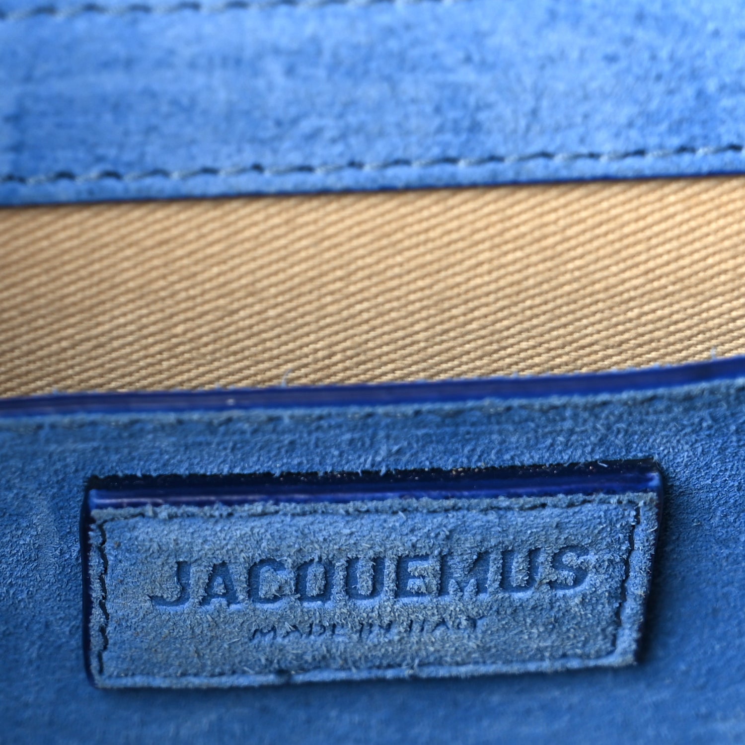 Jacquemus Nubuck Le Grand Bambino Blue 5 of 8