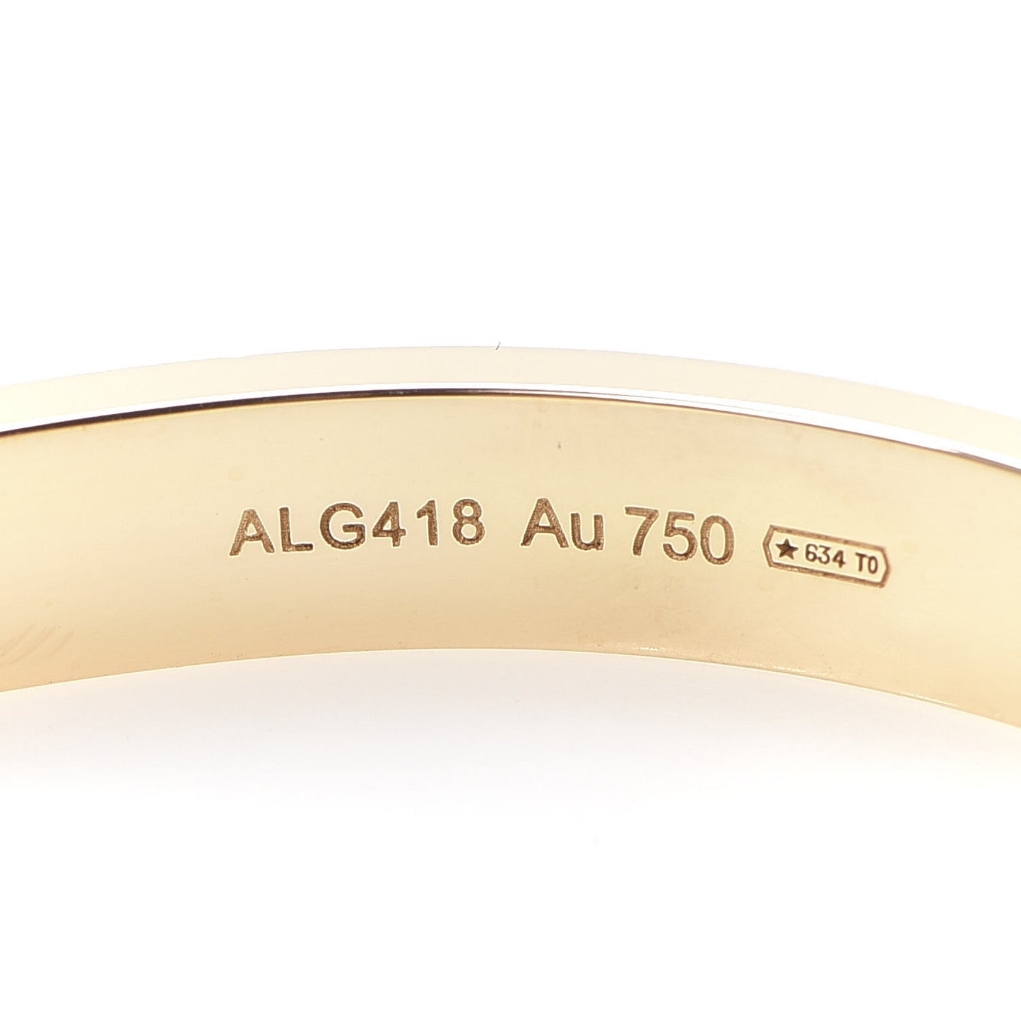 18K Yellow Gold LOVE Bracelet 16