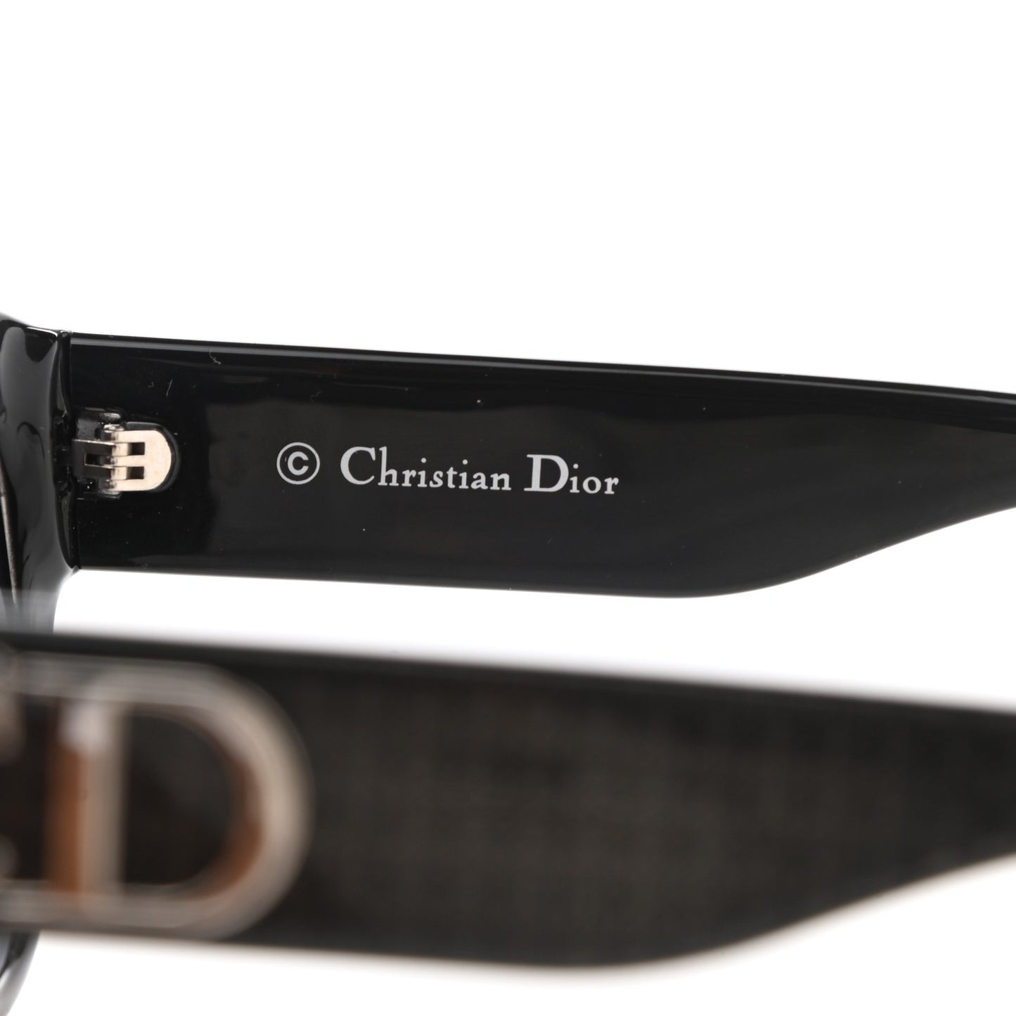 Acetate DDiorF Cat Eye Sunglasses Black