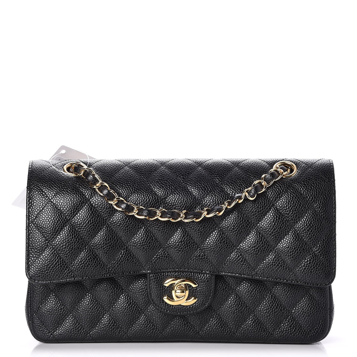Chanel Caviar Quilted Medium Double Flap Black 1 of 9