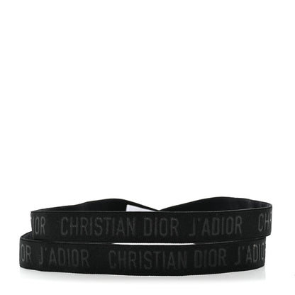 Christian Dior Polyester J'Adior Headband Black 1 of 4