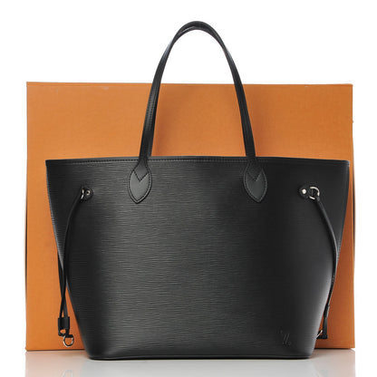 Louis Vuitton Epi Neverfull MM Black 9 of 9