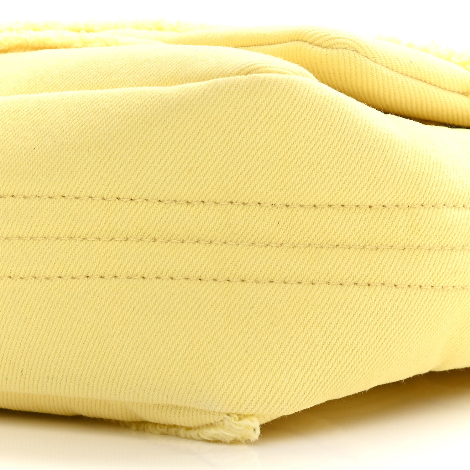 Chanel Denim Coco Jumbo Single Flap Yellow 10 of 10