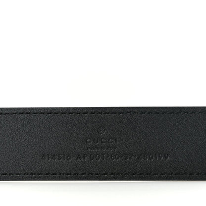 Gucci Calfskin Double G 30mm Belt 80 32 Black 3 of 5