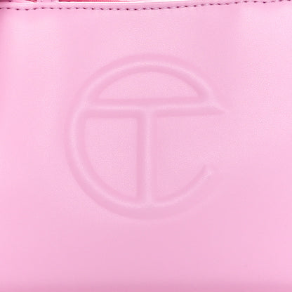 Telfar Vegan Leather Small Shopping Bag Bubblegum 7 of 9