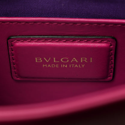 Bulgari Calfskin Small Serpenti Forever Snake Strap Crossbody Bag Pink 6 of 12