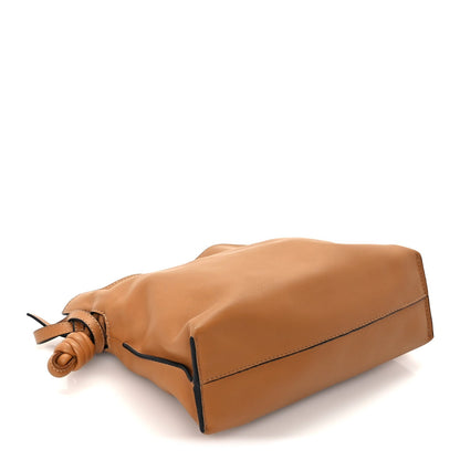 Loewe Calfskin Mini Flamenco Knot Clutch Warm Desert 7 of 8