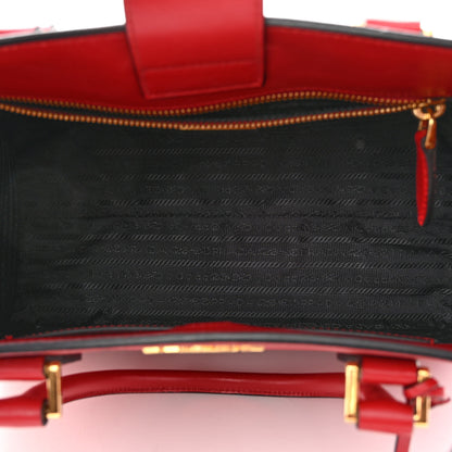 Prada Saffiano Soft Calfskin Tote Fuoco 5 of 9