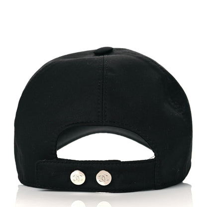 Chanel Cotton CC Cap Hat Black 5 of 6