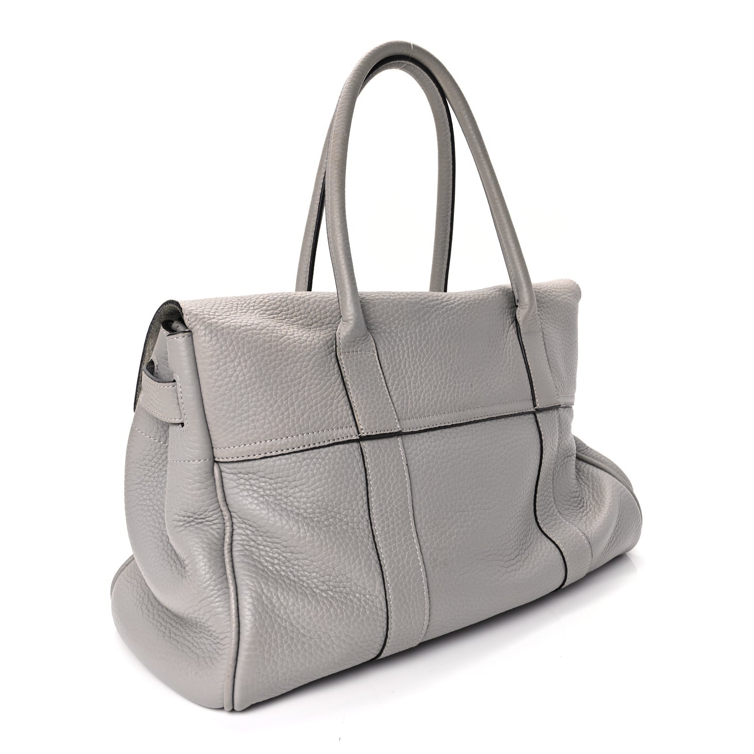 Mulberry Small Classic Grain Bayswater Pale Grey 3 of 10