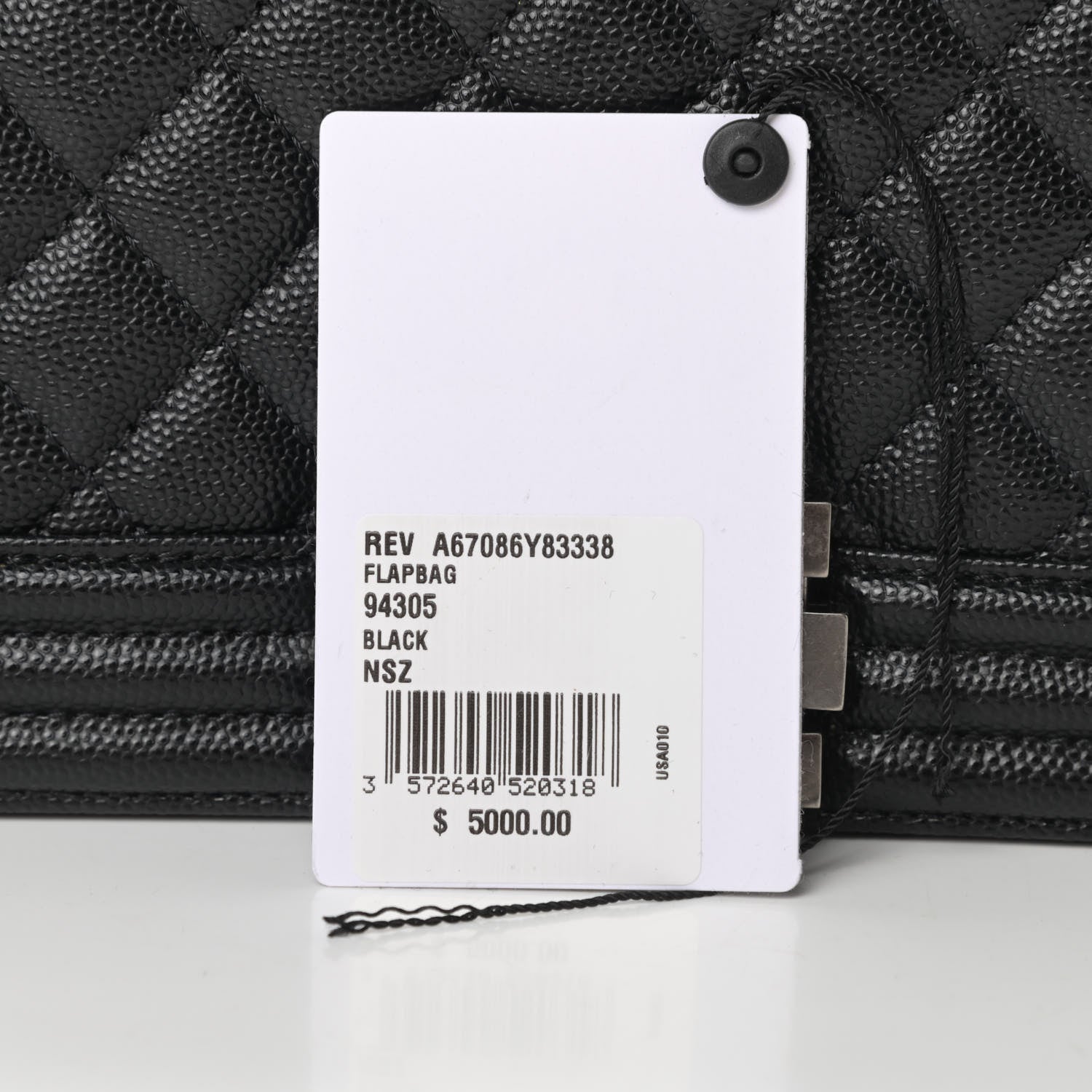 Chanel Caviar Quilted Medium Boy Flap Black 11 of 12