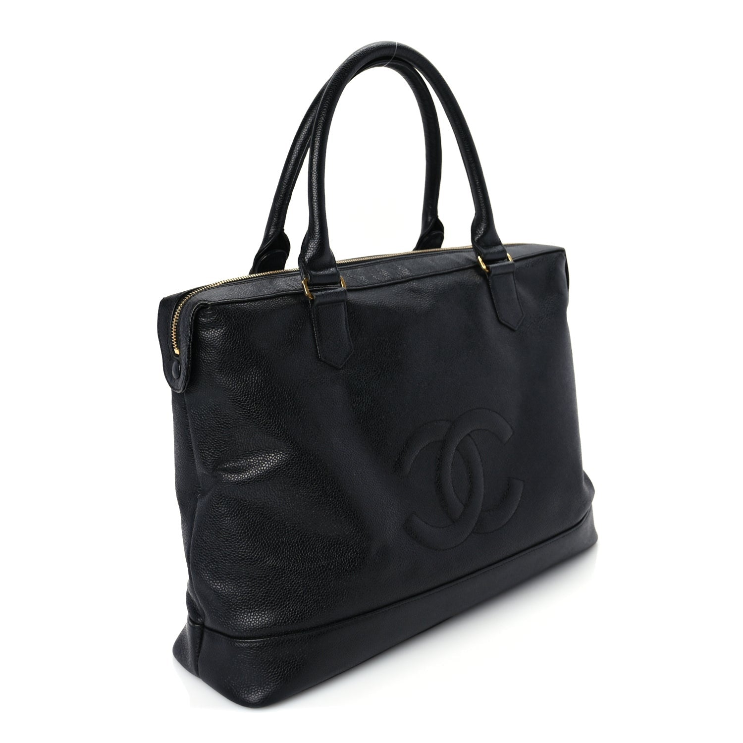 Chanel Caviar Shopper Tote  Black 2 of 9