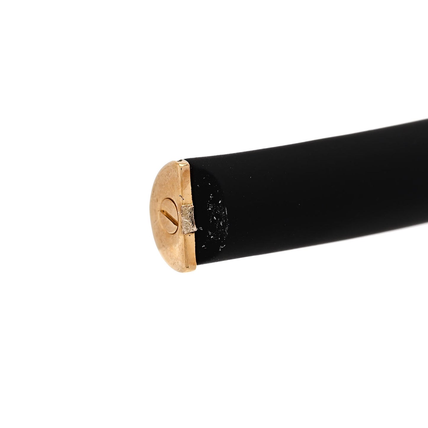 Rubber Metal Geometric Choker Necklace