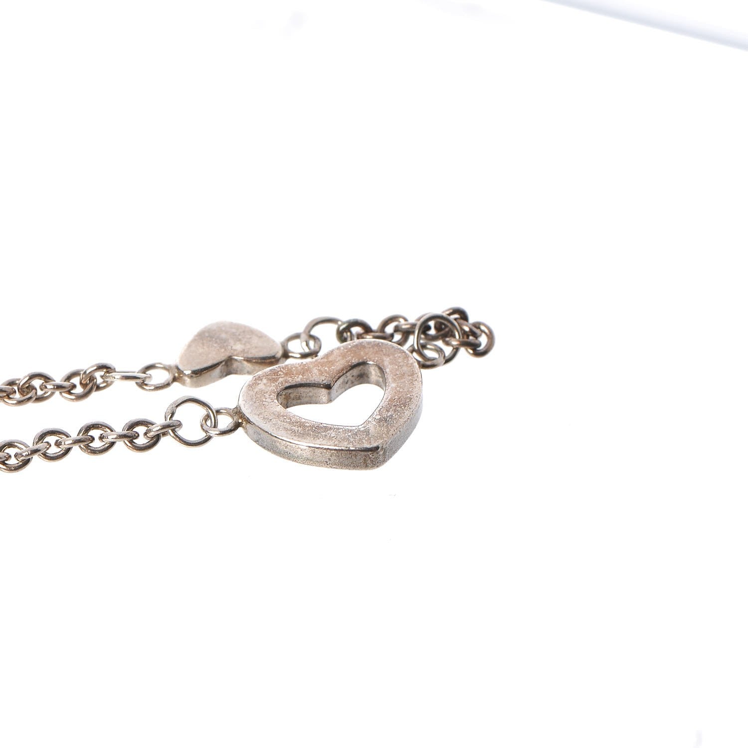 Tiffany Sterling Silver Heart Toggle Bracelet 6 of 6
