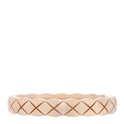Chanel 18K Beige Gold Mini Coco Crush Ring 54 6.75 1 of 5