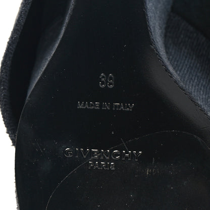 Givenchy Washed Denim Shark Lock Pant Boots 39 Black 6 of 8