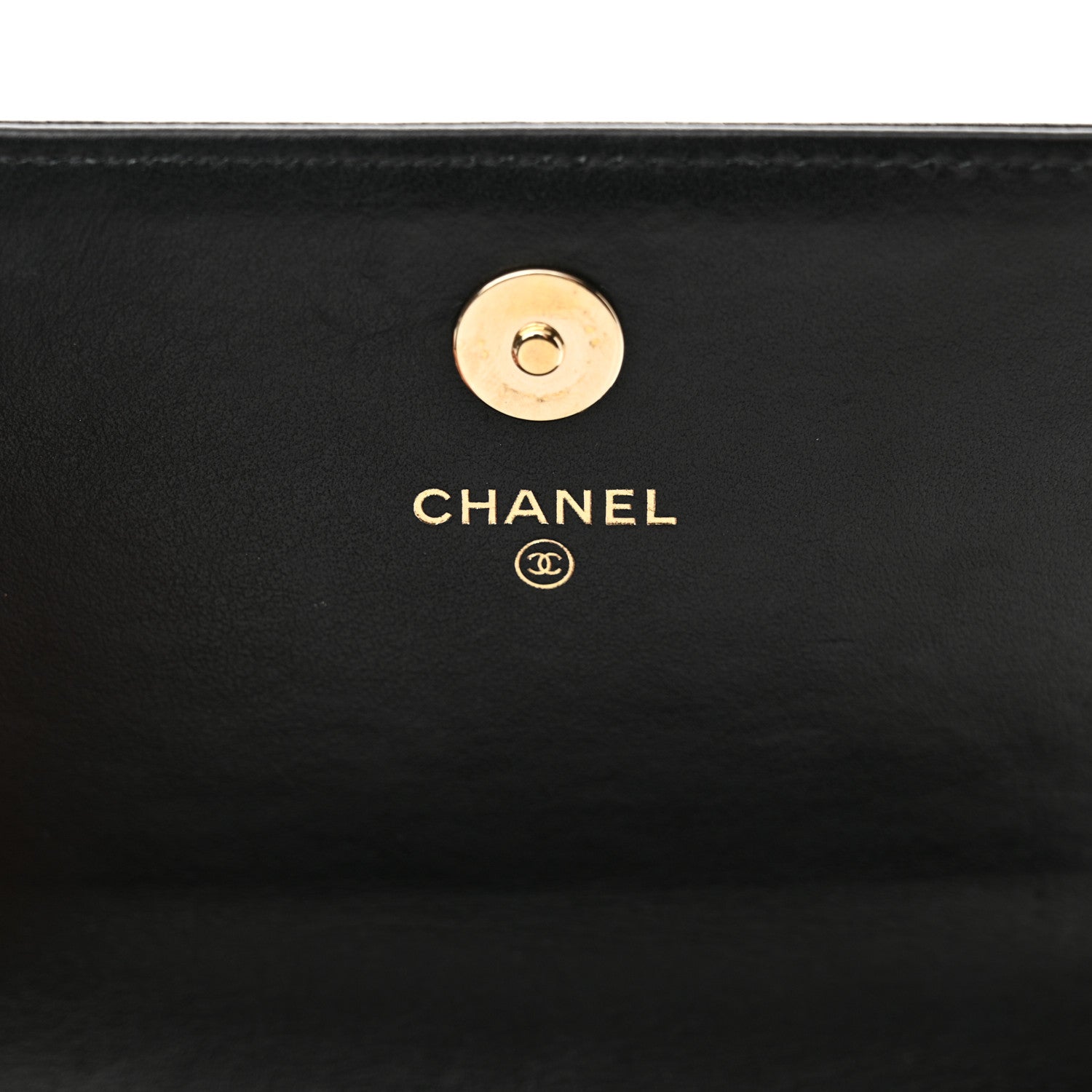 Chanel Caviar Chevron Quilted Mini Boy Wallet On Chain WOC Black 6 of 11