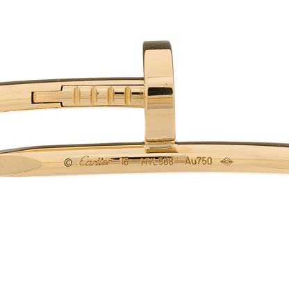 Cartier 18K Yellow Gold Juste Un Clou Bracelet 16 3 of 4