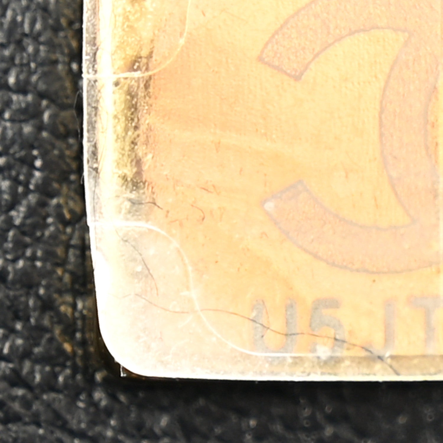 Chanel Lambskin Resin Crystal Square Quilted Mini Monacoco Flap Black 7 of 10