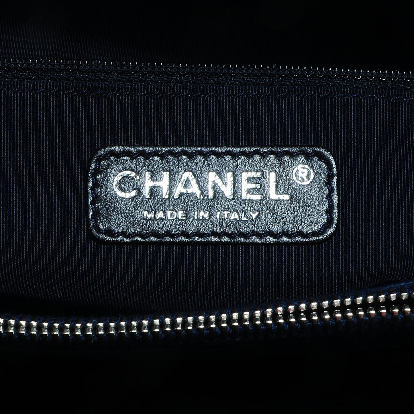Caviar Grand Shopping Tote GST Dark Blue