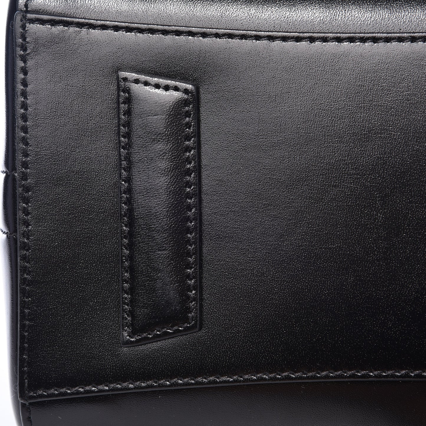 Shiny Lord Calfskin Small Antigona Black