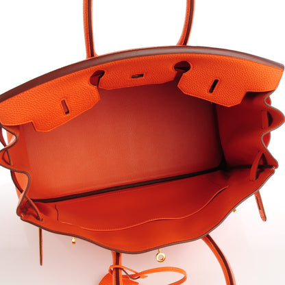 Hermes Togo Birkin 35 Orange 6 of 19