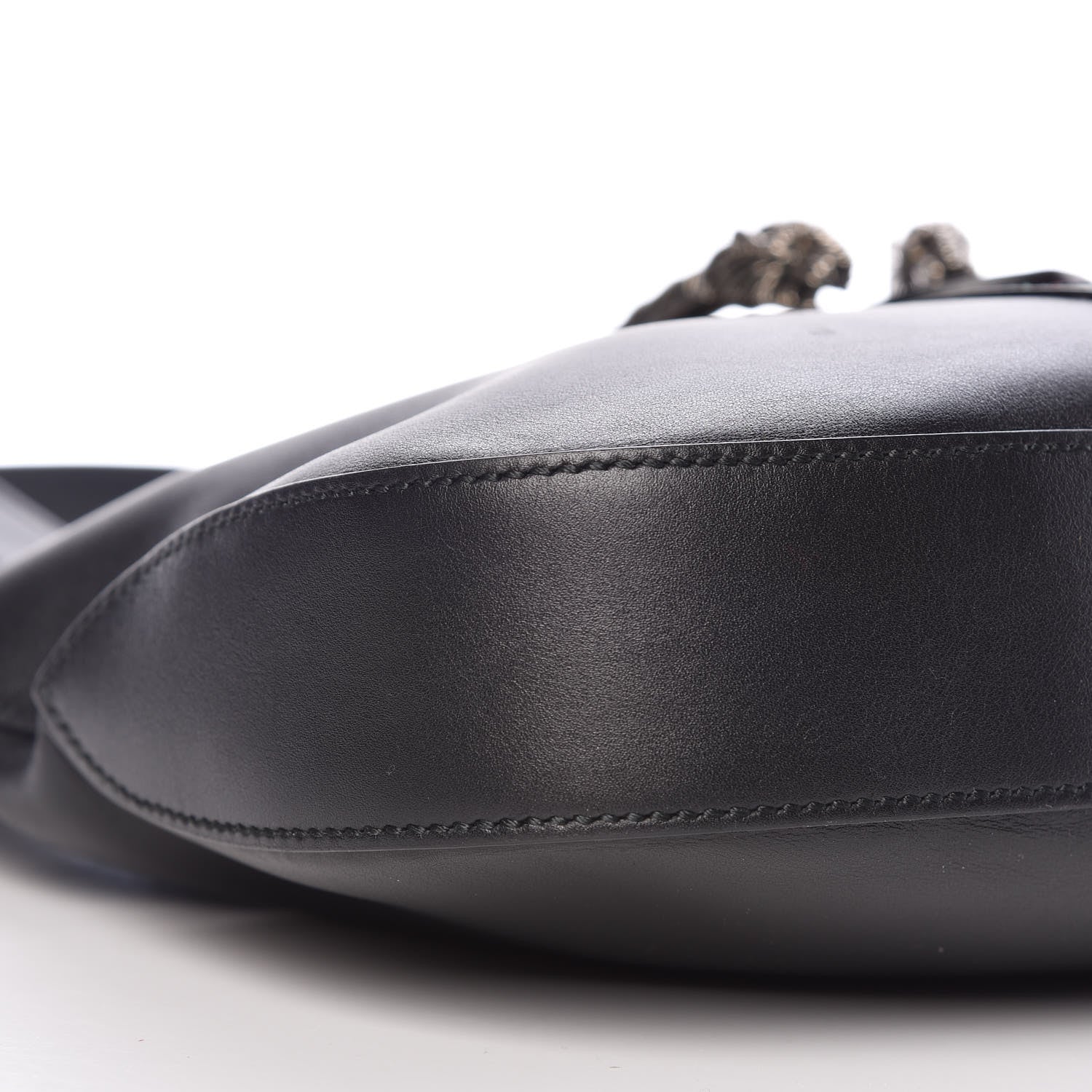 Gucci Calfskin Web Stripe Small Dionysus Hobo Black 10 of 11