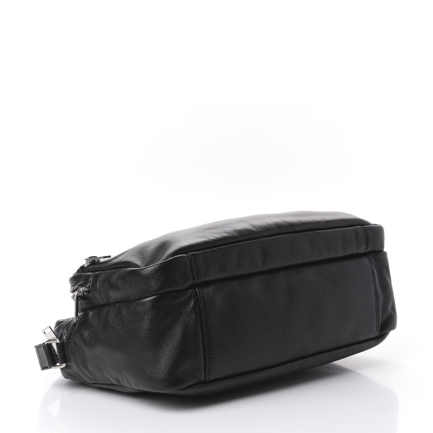 Saint Laurent Lambskin Sid Messenger Bag Black 3 of 11