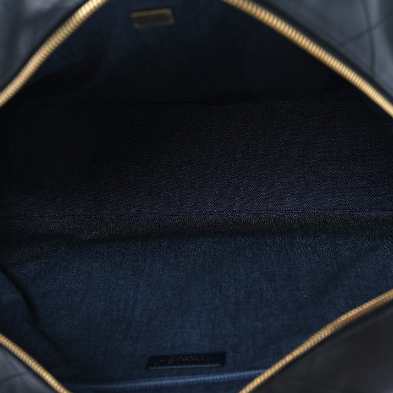 Chanel Calfskin Stitched Maxi Logo Bowling Bag Black 5 of 11