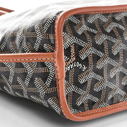 Goyard Goyardine Reversible Mini Anjou Black Gold 8 of 16