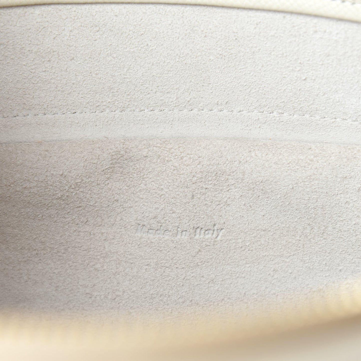 Grained Calfskin Mini Belt Bag White