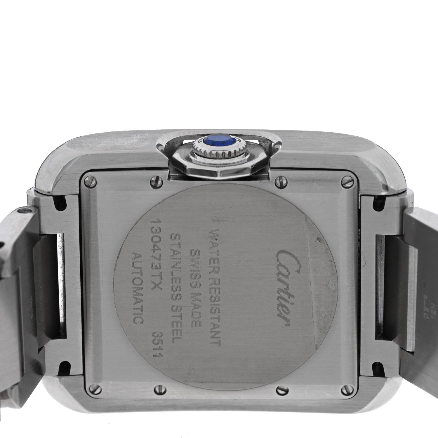 Cartier Stainless Steel 30mm Tank Anglaise Automatic Watch 4 of 4