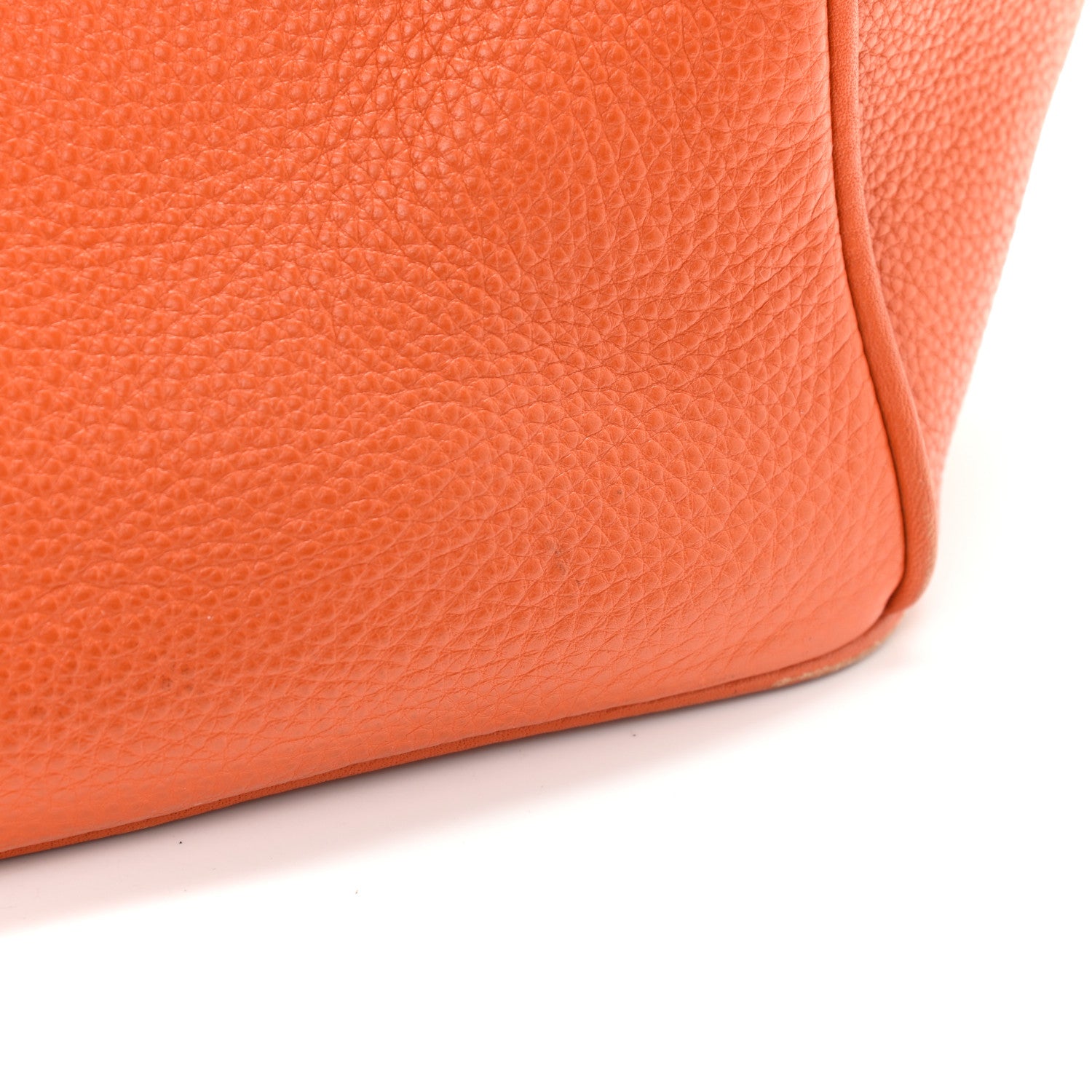 Prada Vitello Daino Tote Papaya 10 of 16