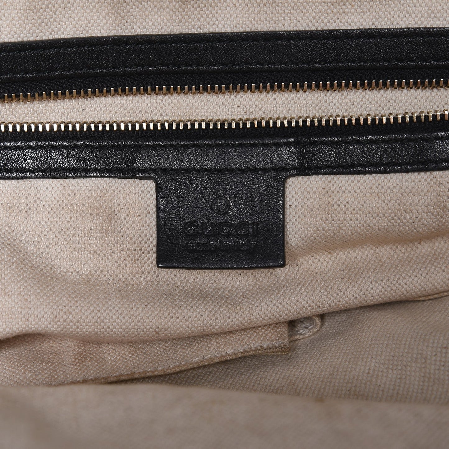 Guccissima Medium Bree Shoulder Bag Black