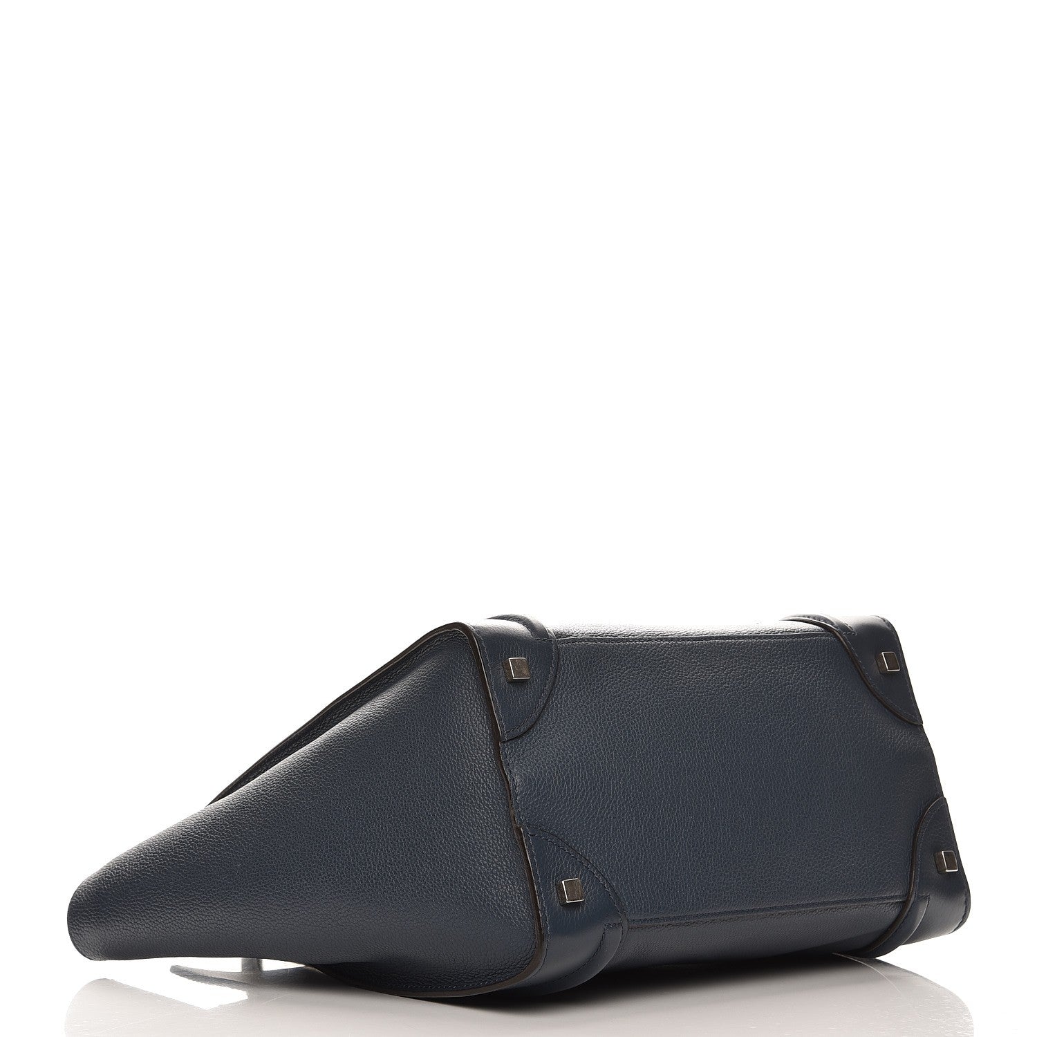 Celine Drummed Calfskin Mini Luggage Orage 4 of 12