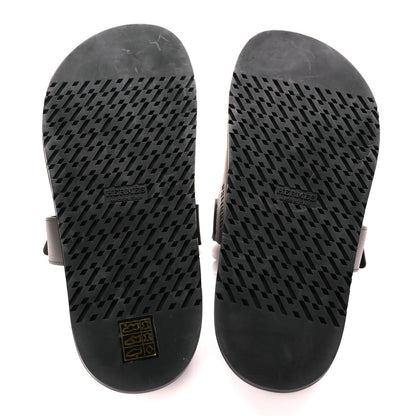 Hermes Calfskin Chypre Sandals 38.5 Ecorce 8 of 9