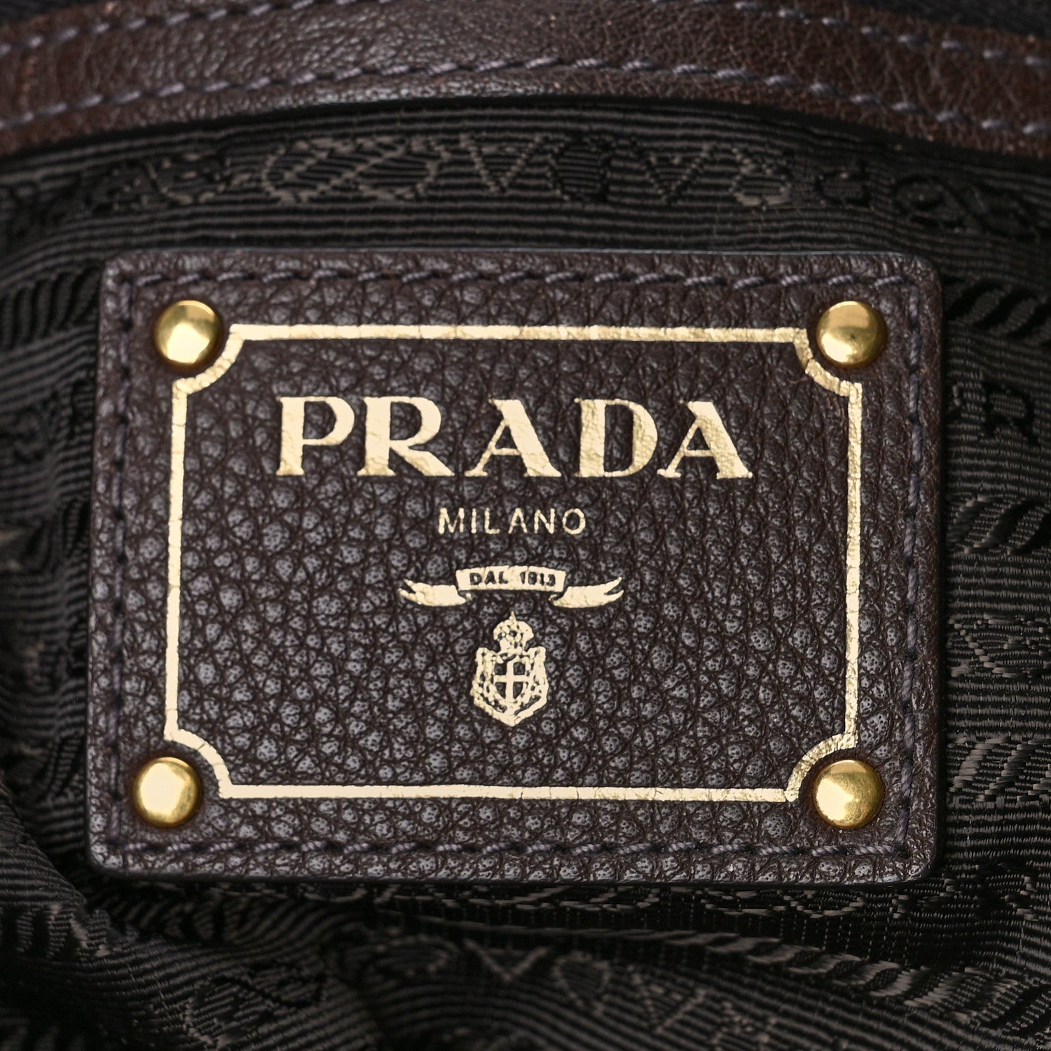Prada Vitello Daino Tote Caffe 6 of 8