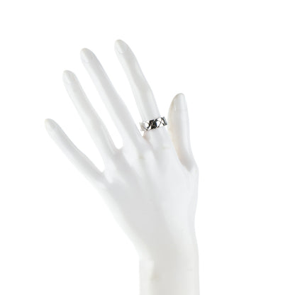 Chanel 18K White Matelasse Ring 6 2 of 5